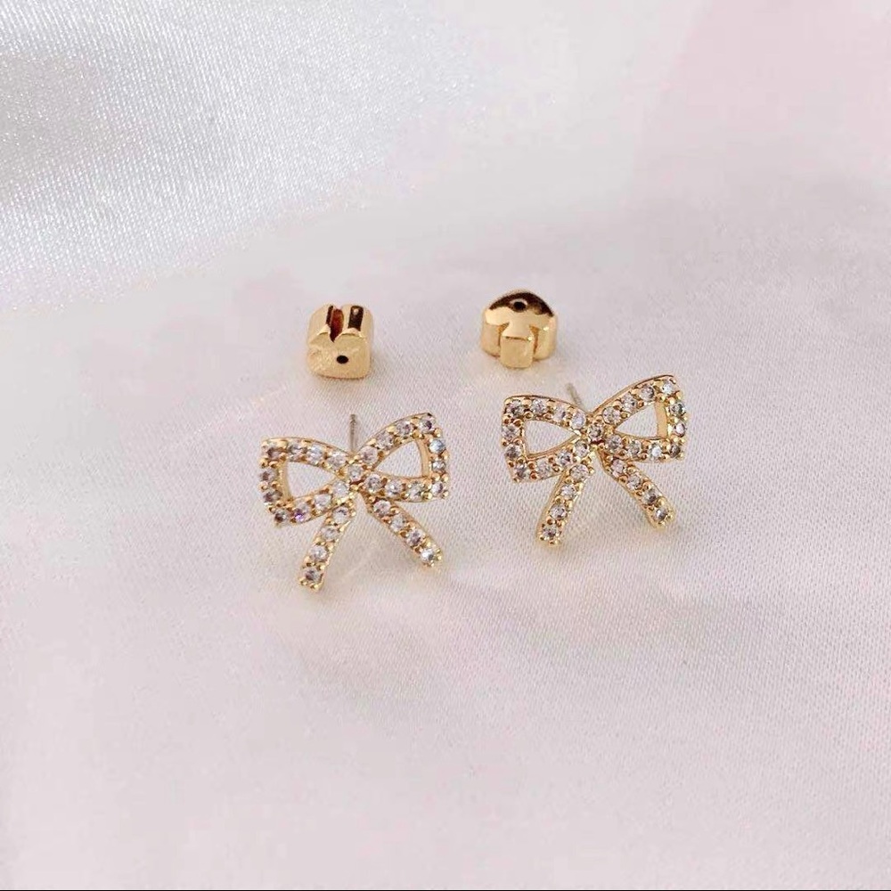 ⭐️Host Pick⭐️Kate Spade Gemstone Bowknot Earrings - Picture 4 of 9